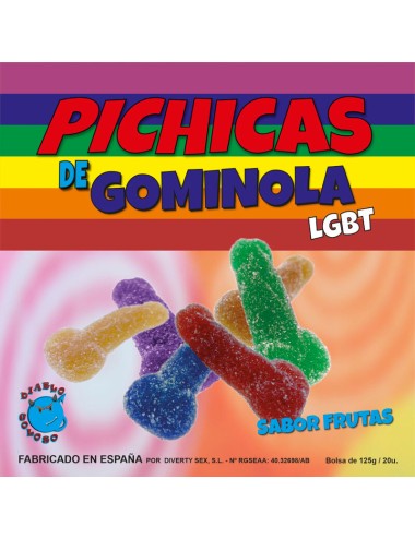 PRIDE - FRUTTA GUMMY PENIS CON ZUCCHERO LGBT