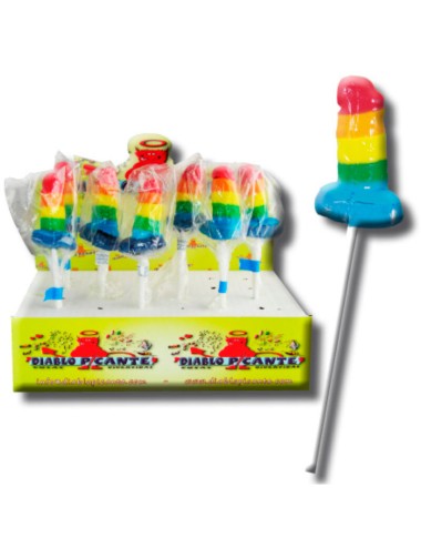PRIDE - GUMMY LOLLIPOP PENE LGBT