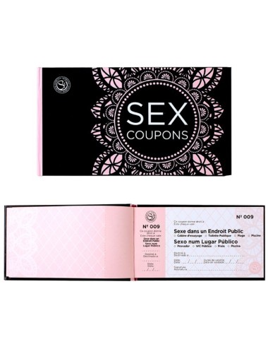 SECRETPLAY SEX COUPONS VALES DE CANJE SENSUALES (FR/PT)