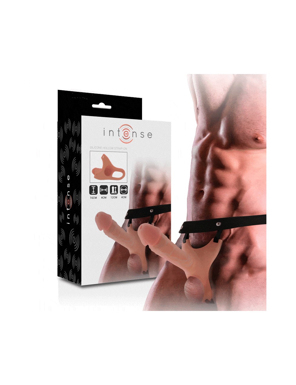 INTENSE - EXTENDER CAVO IN SILICONE CON CINTURINO 16 X 3 INTENSE - EXTENDER CAVO IN SILICONE CON CINTURINO 16 X 3