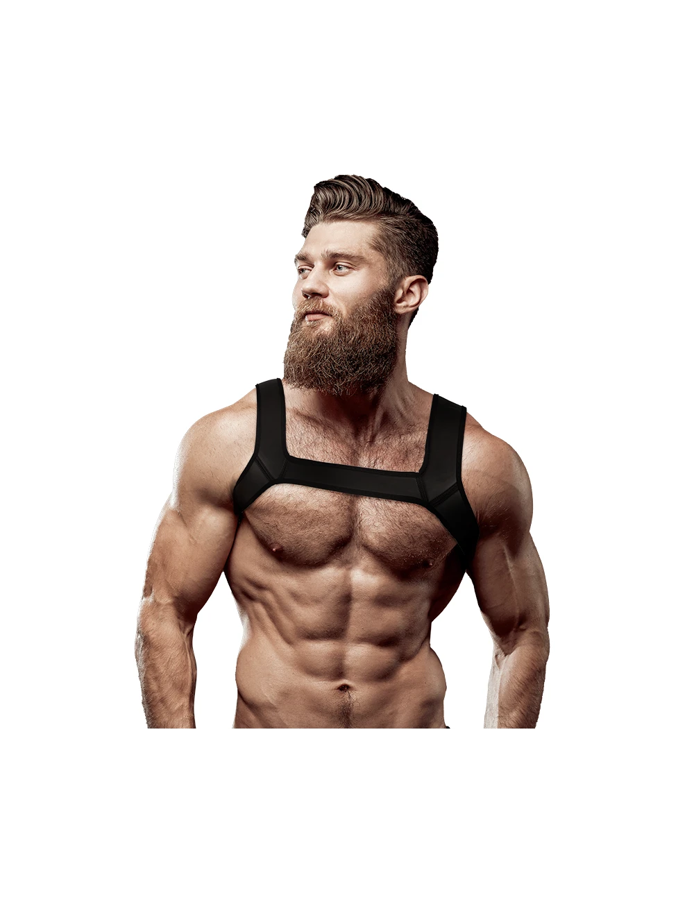 FETISH SUBMISSIVE ATTITUDE - NEOPRENE SPORT MEN HARNESS SIZE L FETISH SUBMISSIVE ATTITUDE - NEOPRENE SPORT MEN HARNESS SIZE L