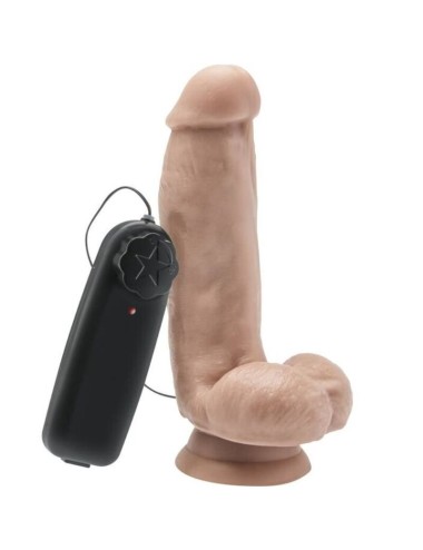 GET REAL - DILDO 12 CM CON PALLINE VIBRATORE SKIN