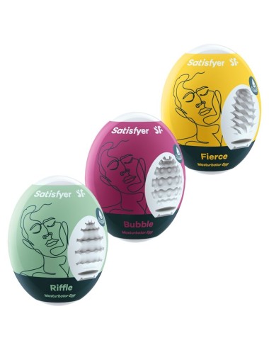 SATISFYER 3 UOVA MASTURBATORE - FUCILE