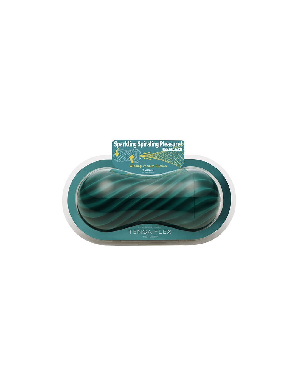 MASTURBATORE TENGA FLEX FIZZY VERDE