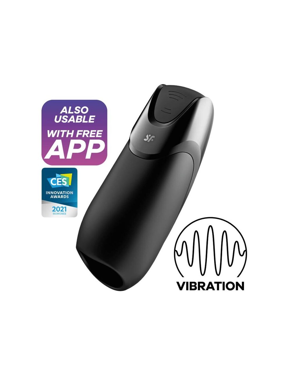 SATISFYER MEN VIBRATION+ - NERO SATISFYER MEN VIBRATION+ - NERO