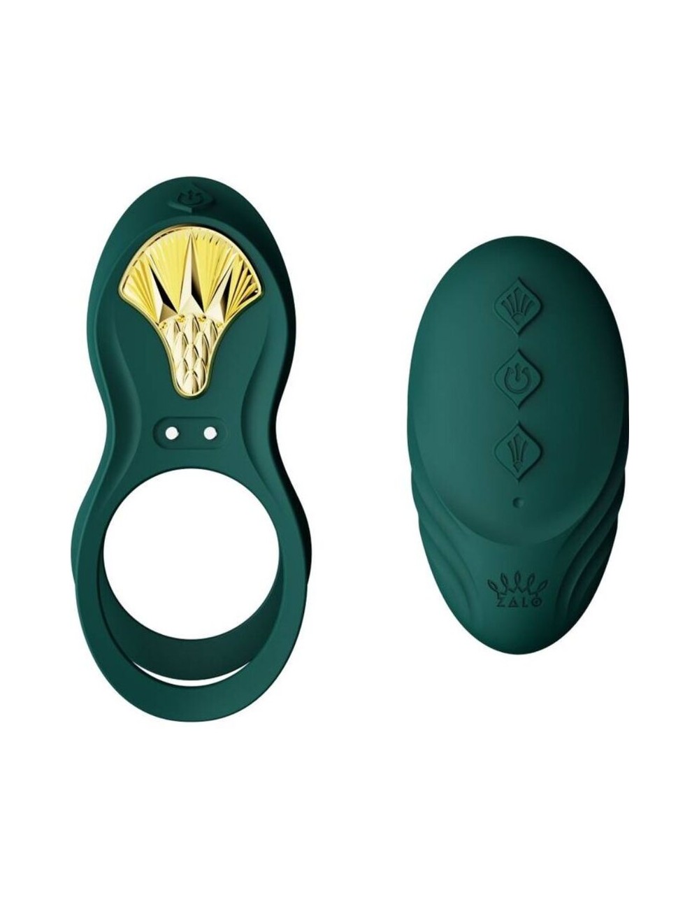 ZALO - BAYEK VIBRATING COUPLES RING GREEN ZALO - BAYEK VIBRATING COUPLES RING GREEN
