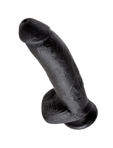 KING COCK 9" PENE REALISTICO NEGRO 22.9CM