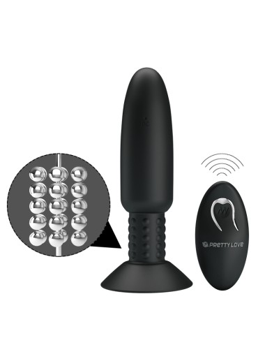 PRETTY LOVE BOTTOM - PLUG CON VIBRACION Y ROTACION