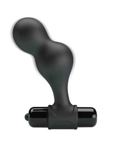 MR PLAY - PLUG ANALE VIBRANTE IN SILICONE NERO