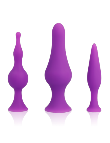 SET DI TAPPI ANALI IN SILICONE OHMAMA - VIOLA