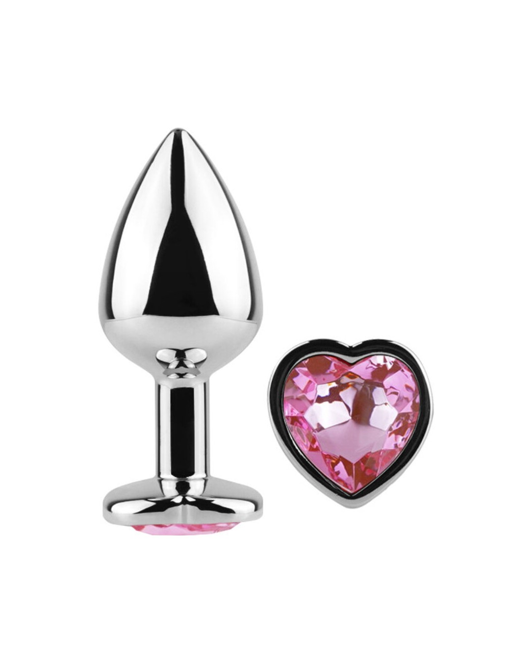 SECRET PLAY - BUTT PLUG IN METALLO CUORE FUCSIA MISURA PICCOLA 7 CM SECRET PLAY - BUTT PLUG IN METALLO CUORE FUCSIA MISURA PICCOLA 7 CM