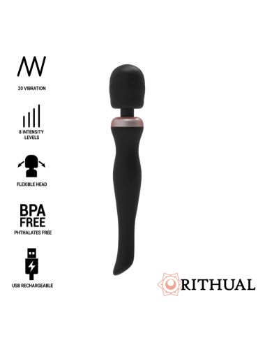 RITHUAL AKASHA WAND RECARGABLE POTENTE 2.0 NEGRO