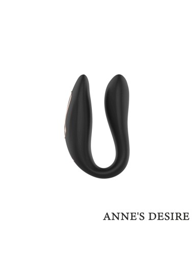 ANNE'S DESIRE DUAL PLEASURE WIRELESS TECHNOLOGY WATCHME BLACK/GOLD