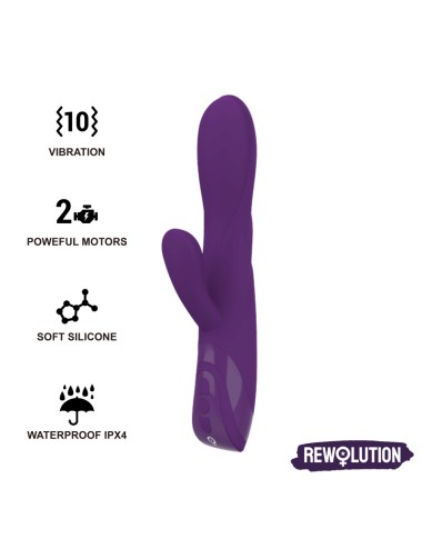REWOLUTION REWORABBIT VIBRATORE FLESSIBILE CON CONIGLIO