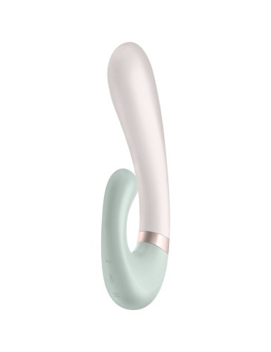 SATISFYER HEAT WAVE VIBRATOR APP - WHITE