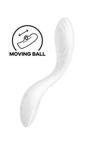 VIBRATORE G-SPOT SATISFYER RRROLLING PLEASURE - BIANCO