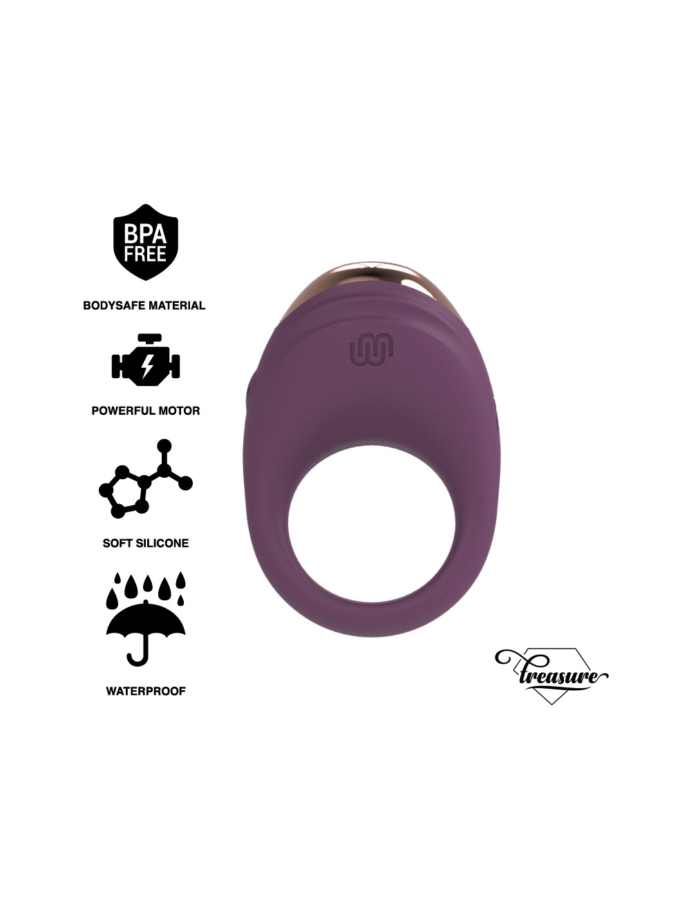 TREASURE ROBIN ANELLO VIBRANTE WATCHME COMPATIBILE CON TECNOLOGIA WIRELESS TREASURE ROBIN ANELLO VIBRANTE WATCHME COMPATIBILE CON TECNOLOGIA WIRELESS