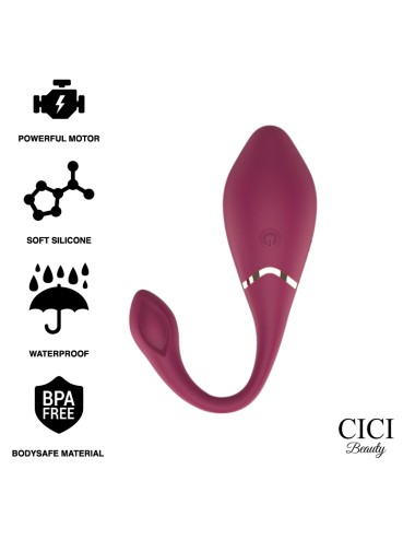 CICI BEAUTY PREMIUM SILICONE UOVO VIBRATORE TELECOMANDO