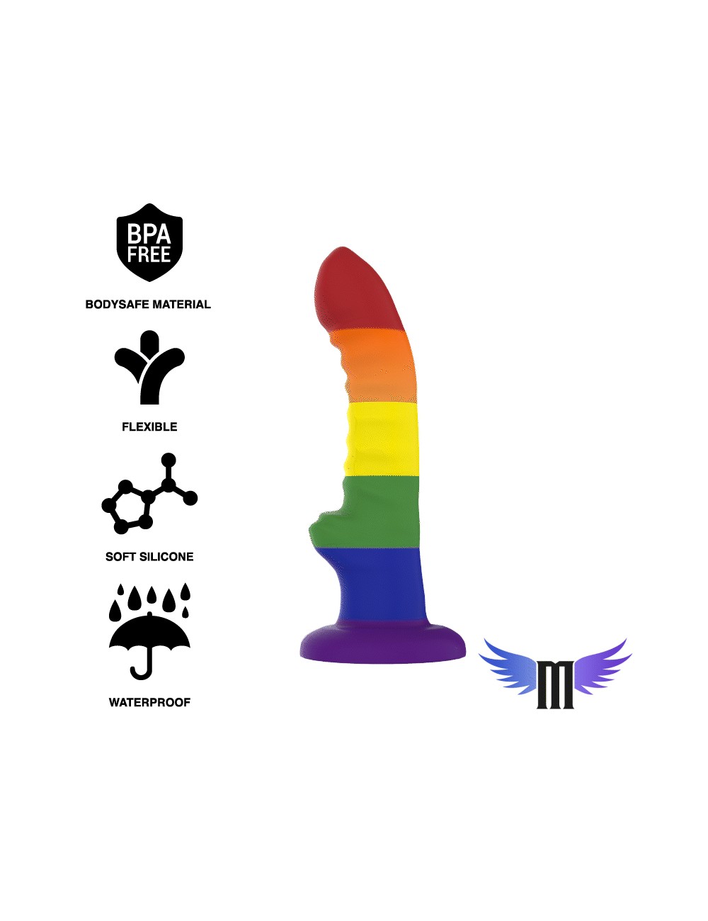 MYTHOLOGY COLBY PRIDE DILDO M MYTHOLOGY COLBY PRIDE DILDO M