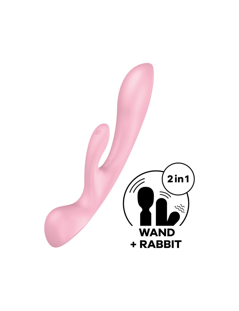 VIBRAZIONE IBRIDA SATISFYER TRIPLE OH - ROSA VIBRAZIONE IBRIDA SATISFYER TRIPLE OH - ROSA