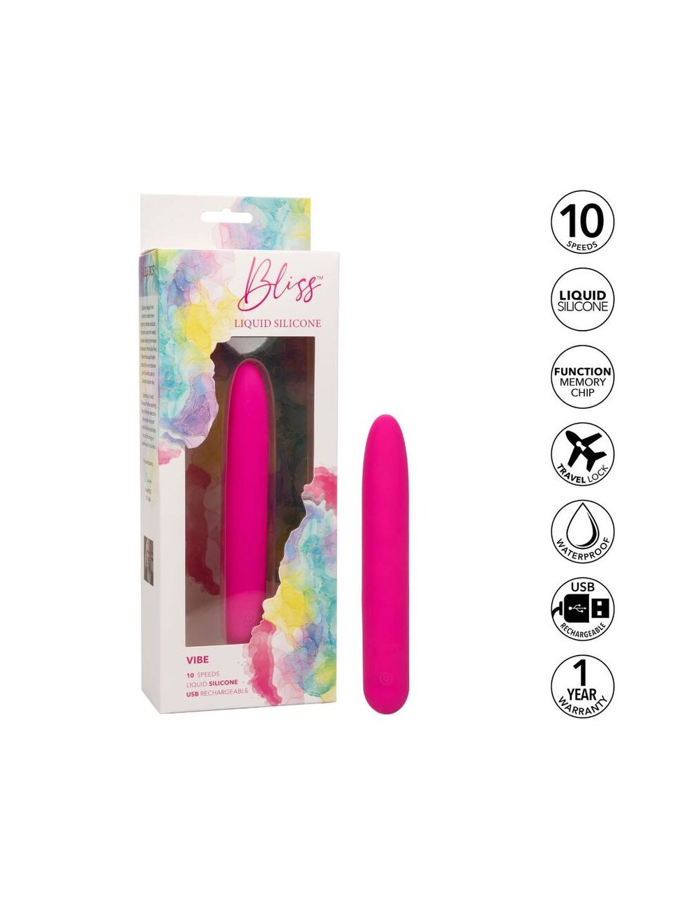 CALIFORNIA EXOTICS BLISS VIBE ROSA