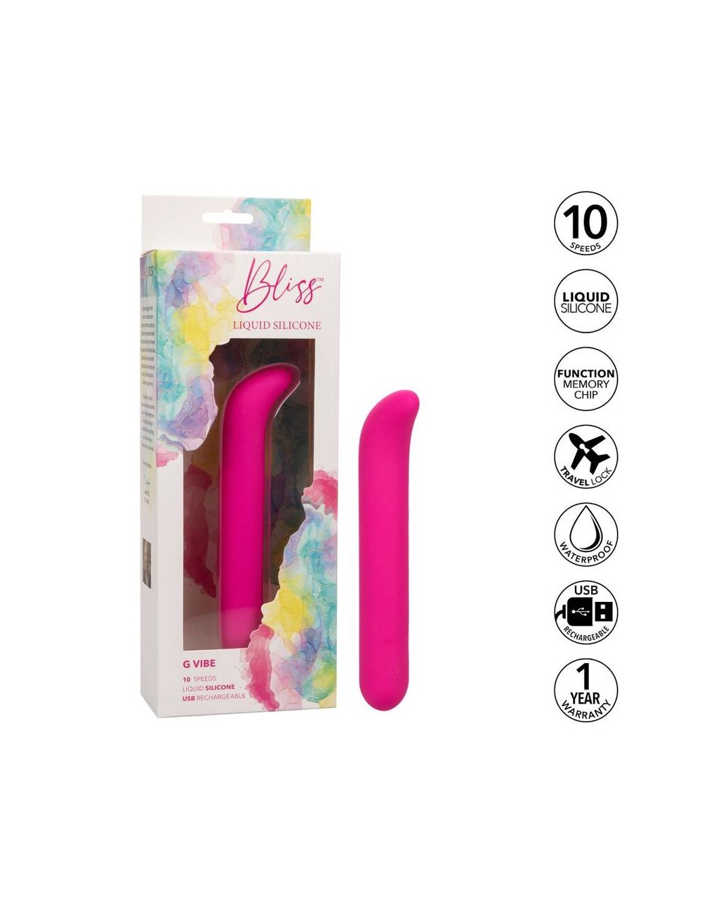 CALIFORNIA EXOTICS BLISS G VIBE ROSA CALIFORNIA EXOTICS BLISS G VIBE ROSA