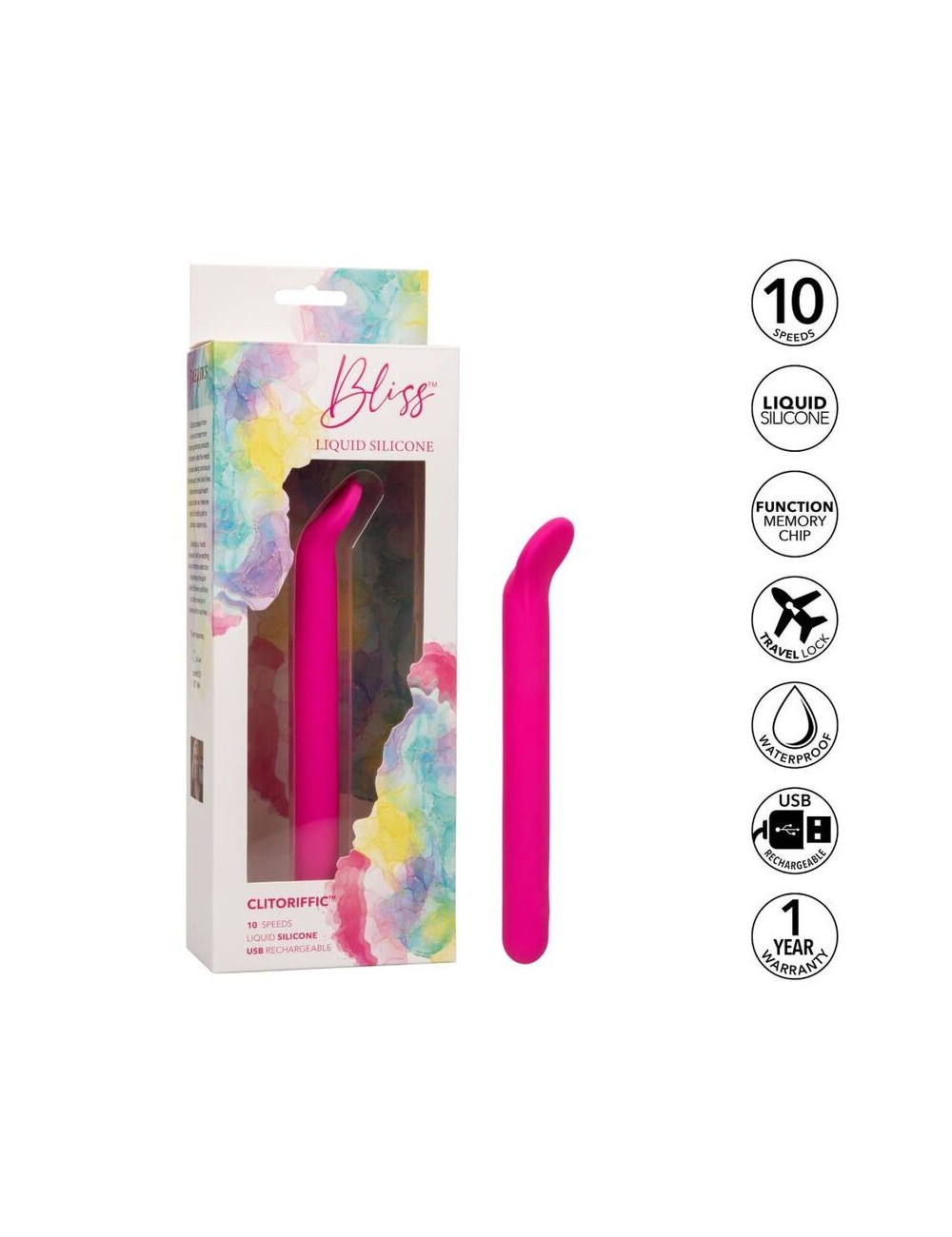CALIFORNIA EXOTICS BLISS CLITORIFFIC ROSA CALIFORNIA EXOTICS BLISS CLITORIFFIC ROSA