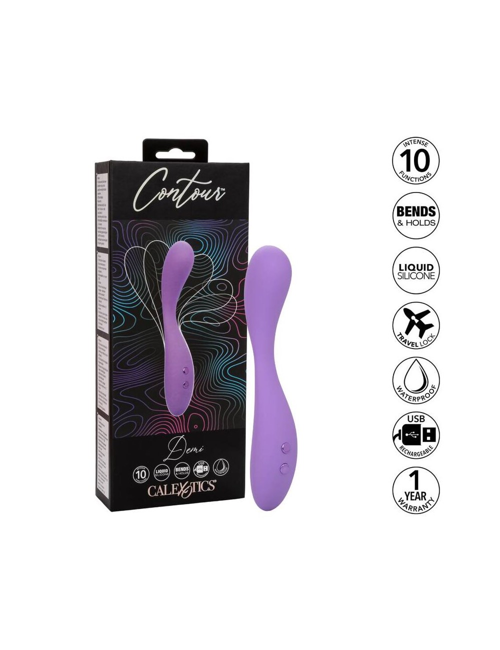 CALIFORNIA EXOTICS CONTOUR DEMI VIOLA