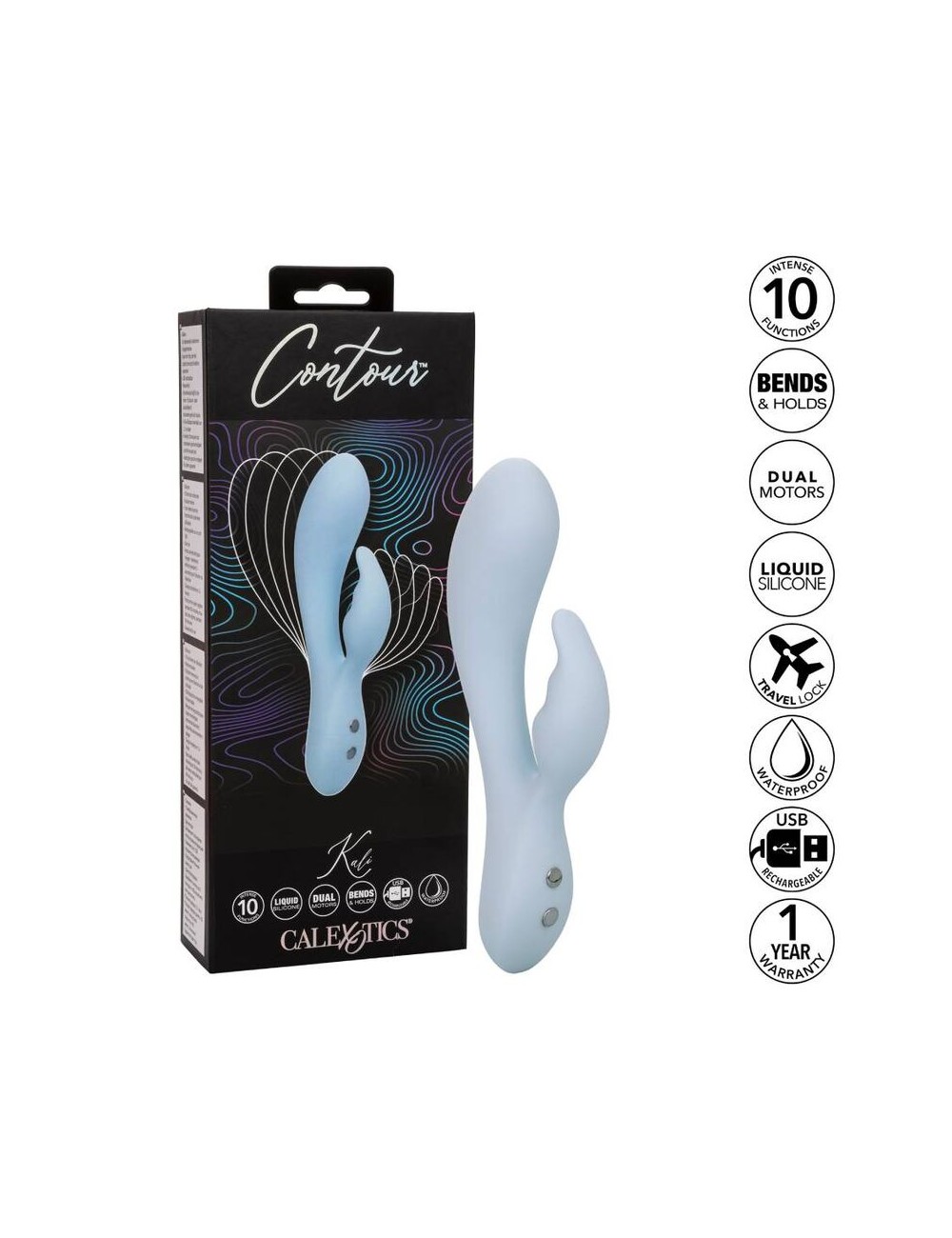 CALIFORNIA EXOTICS CONTOUR KALI BLU CALIFORNIA EXOTICS CONTOUR KALI BLU