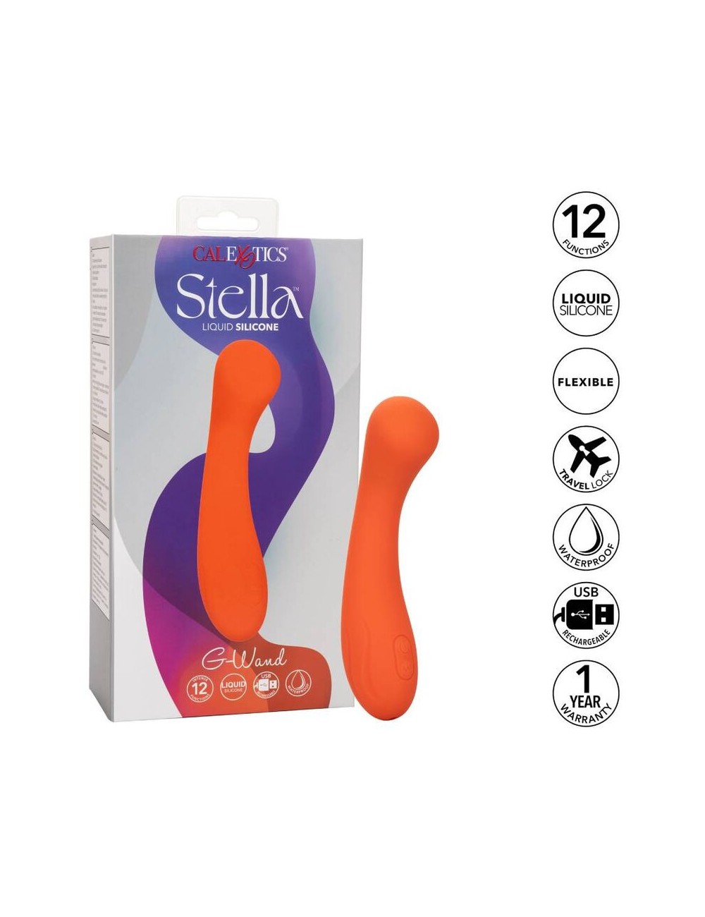 CALIFORNIA EXOTICS STELLA G-WAND ARANCIONE CALIFORNIA EXOTICS STELLA G-WAND ARANCIONE