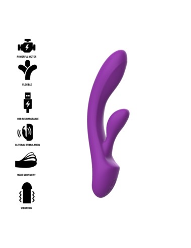INTENSE - LUIGI VIBRATORE CONIGLIO IN SILICONE VIOLA