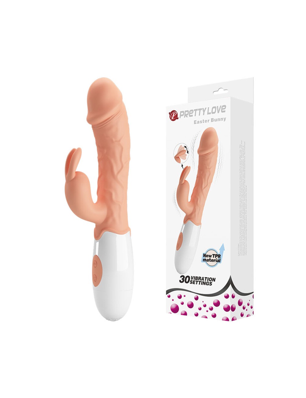 PRETTY LOVE - VIBRATORE DEL CONIGLIETTO DI PASQUA CON STIMOLATORE PRETTY LOVE - VIBRATORE DEL CONIGLIETTO DI PASQUA CON STIMOLATORE