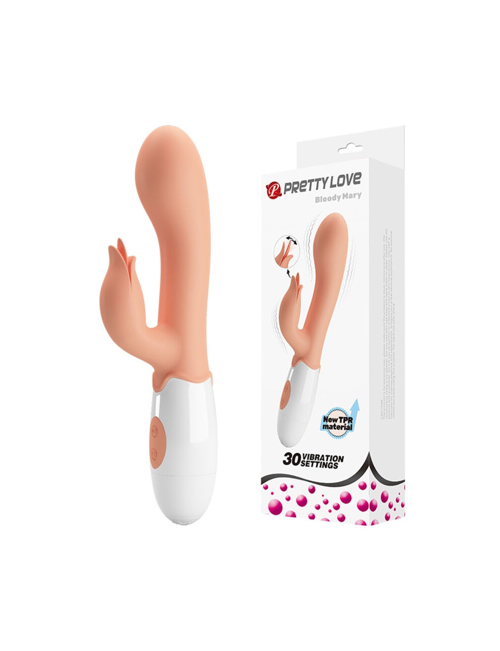 PRETTY LOVE - VIBRATORE BLOODY MARY CON STIMOLATORE PRETTY LOVE - VIBRATORE BLOODY MARY CON STIMOLATORE