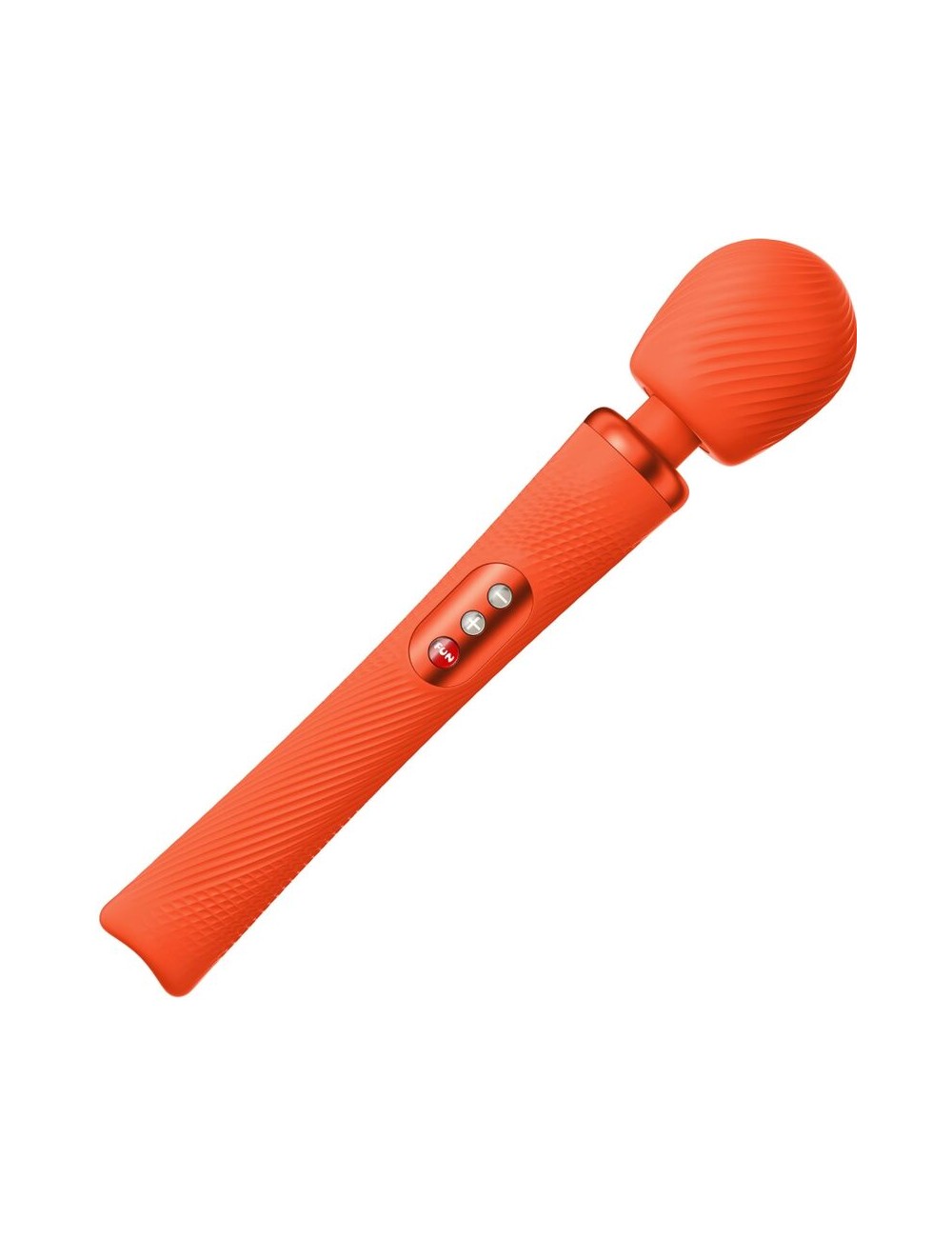 FUN FACTORY - VIM SILICONE RICARICABILE VIBRANTE PESATA RUMBLE BACCHETTA ALBA ARANCIONE