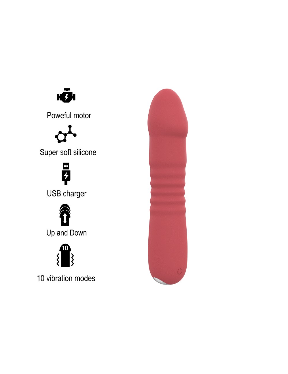 INTENSE - JUNE UP & DOWN 10 VIBRATIONS RED