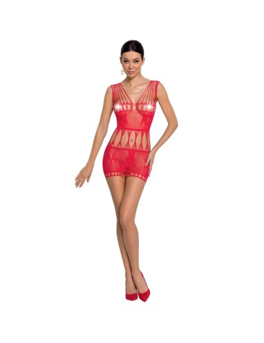 BODYSTOCKING PASSION WOMAN BS090 - ROSSO TAGLIA UNICA