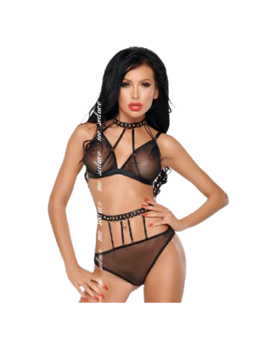 SET DUE PEZZI ME-SEDUCE DOTTY NERO S / M