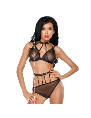 SET DUE PEZZI ME-SEDUCE DOTTY NERO S / M