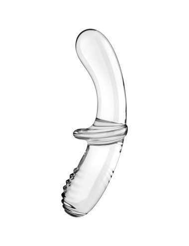 SATISFYER - DILDO DOPPIO CRISTALLO TRASPARENTE