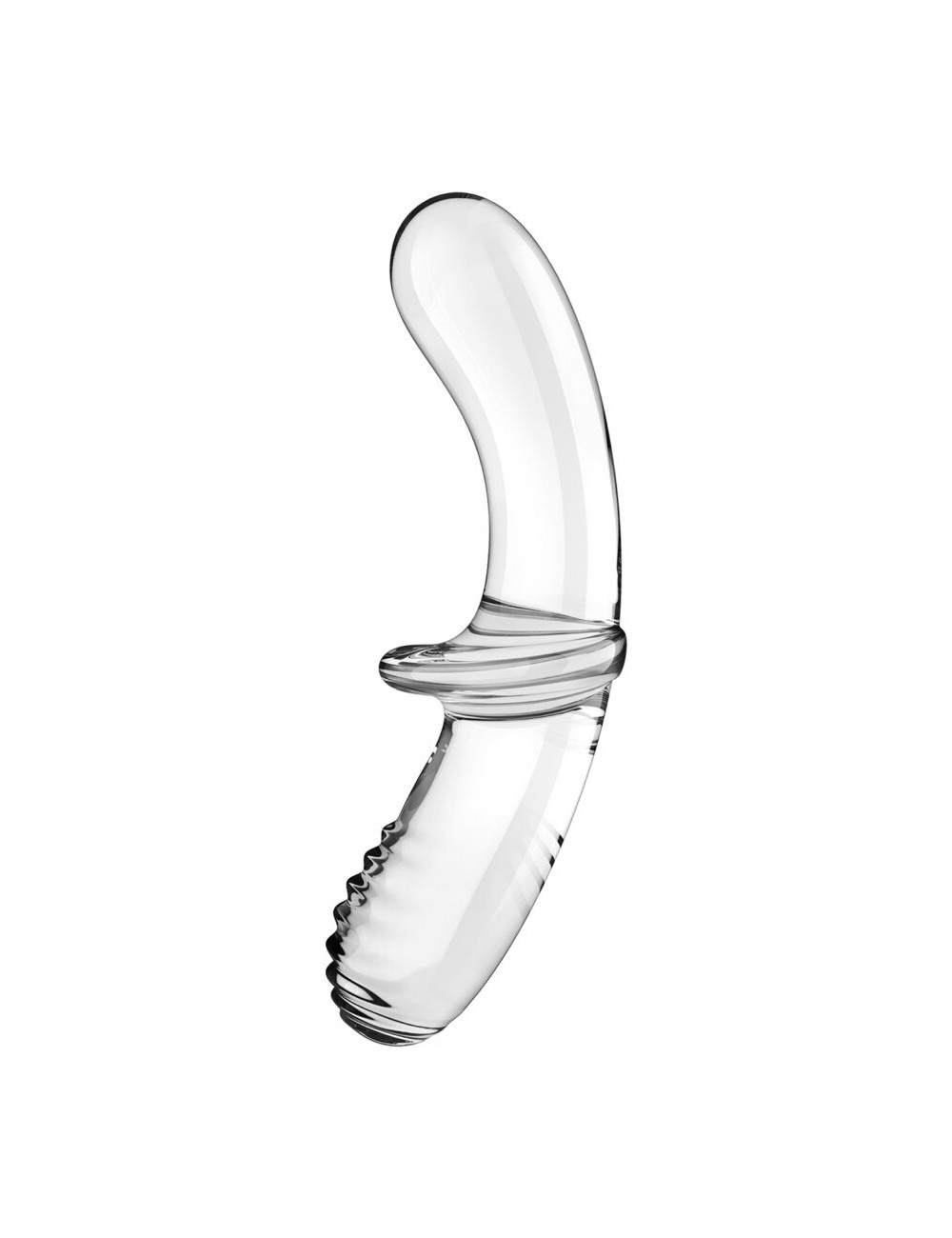 SATISFYER - DILDO DOPPIO CRISTALLO TRASPARENTE
