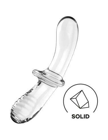 SATISFYER - DILDO DOPPIO CRISTALLO TRASPARENTE