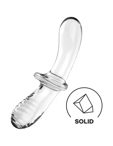 SATISFYER - DILDO DOPPIO CRISTALLO TRASPARENTE