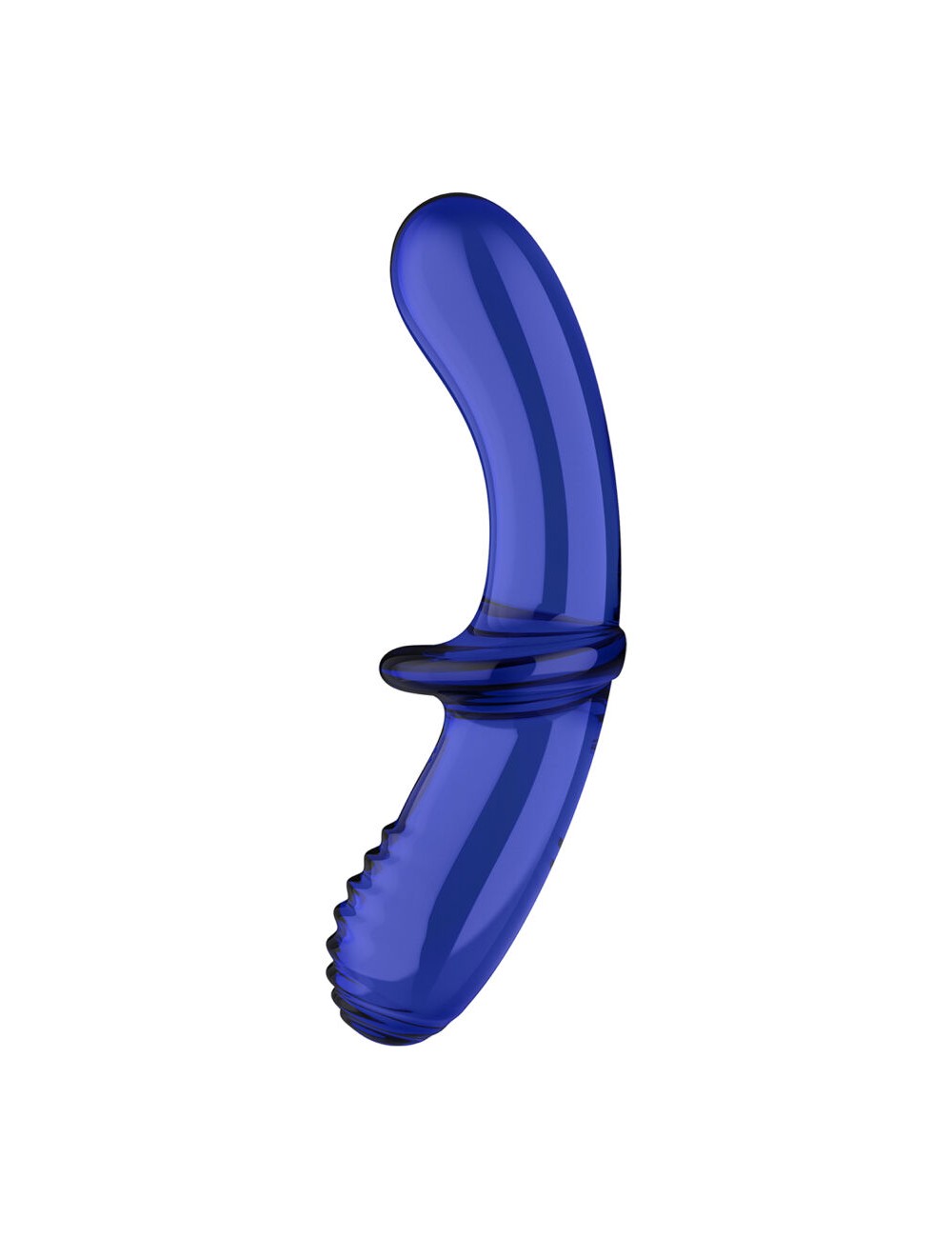 SATISFYER - DILDO DOPPIO CRISTALLO BLU SATISFYER - DILDO DOPPIO CRISTALLO BLU