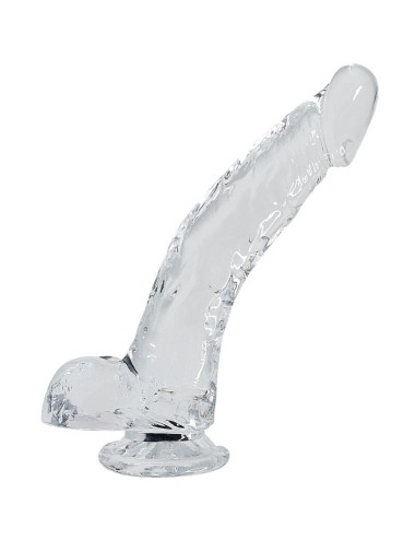 ALIVE - PENE REALISTICO STALLONE TRASPARENTE 22 CM