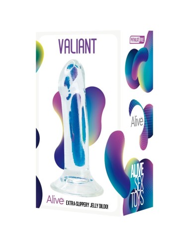 ALIVE - VALIANT PENE REALISTICO TRASPARENTE 16 CM