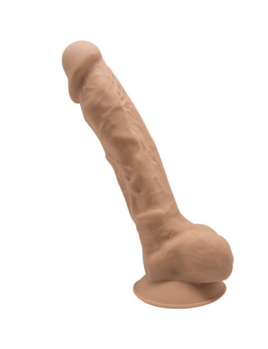 SILEXD - MODELLO 1 PENE REALISTICO PREMIUM SILEXPAN SILICONE CARAMEL 23 CM