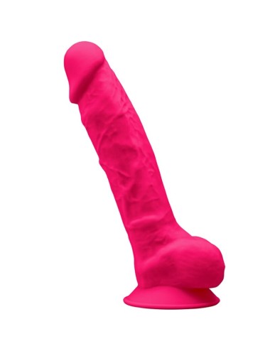 SILEXD - MODELLO 1 PENE REALISTICO PREMIUM SILEXPAN SILICONE FUCSIA 23 CM