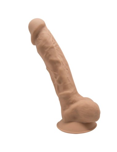 SILEXD - MODELLO 1 PENE REALISTICO PREMIUM SILEXPAN SILICONE CARAMEL 17.5 CM