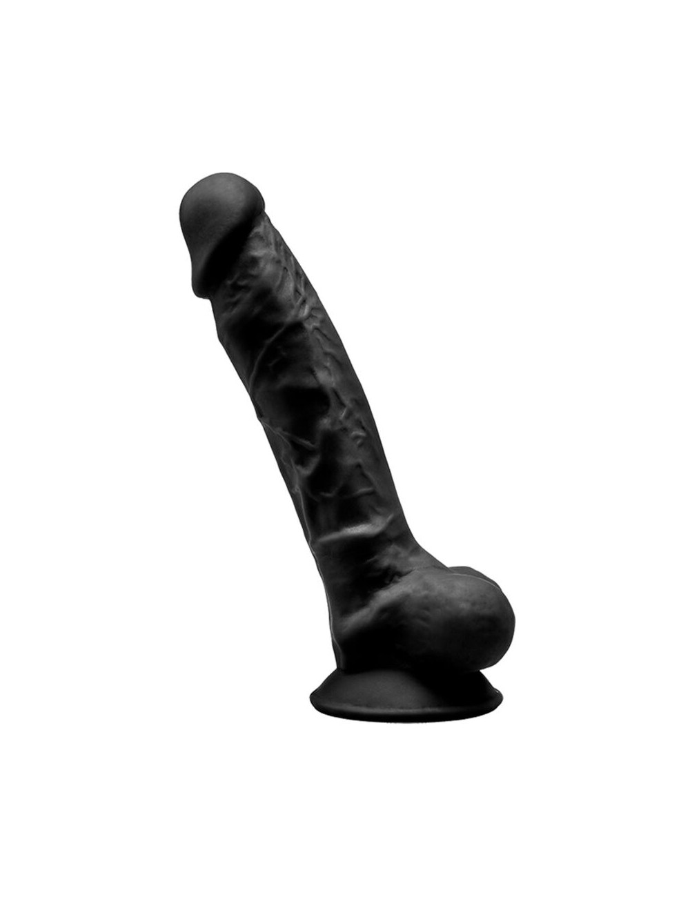 SILEXD - MODELLO 1 PENE REALISTICO PREMIUM SILEXPAN SILICONE NERO 17.5 CM SILEXD - MODELLO 1 PENE REALISTICO PREMIUM SILEXPAN SILICONE NERO 17.5 CM