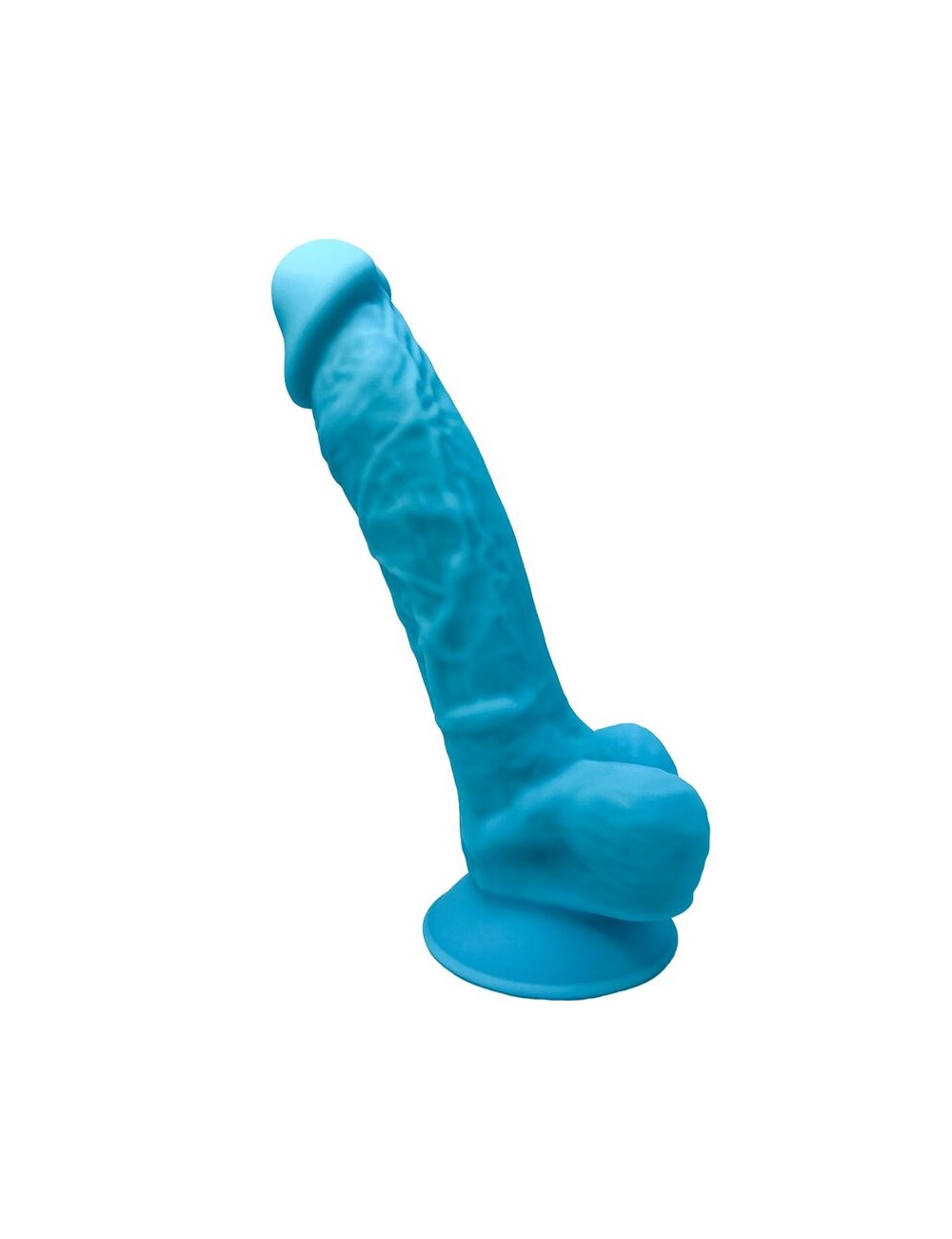 SILEXD - MODELLO 1 PENE REALISTICO PREMIUM SILEXPAN SILICONE BLU 17.5 CM